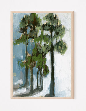 Long Straw, a Vertical Print
