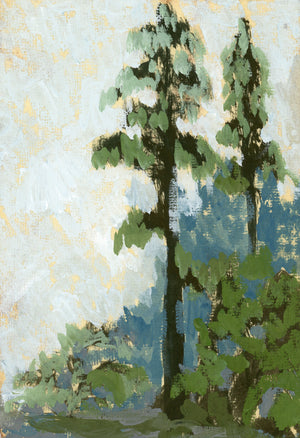 Georgia Pine, a Vertical Print
