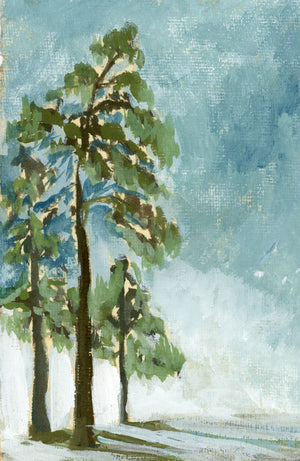 Hard Heart Pine, a Vertical Print