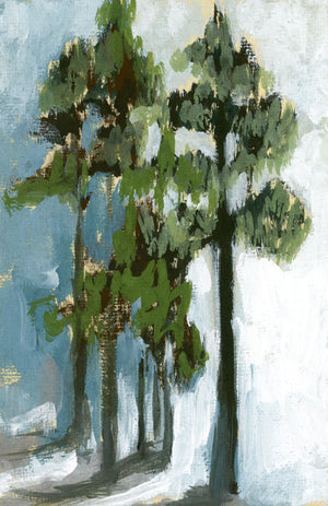Long Straw, a Vertical Print