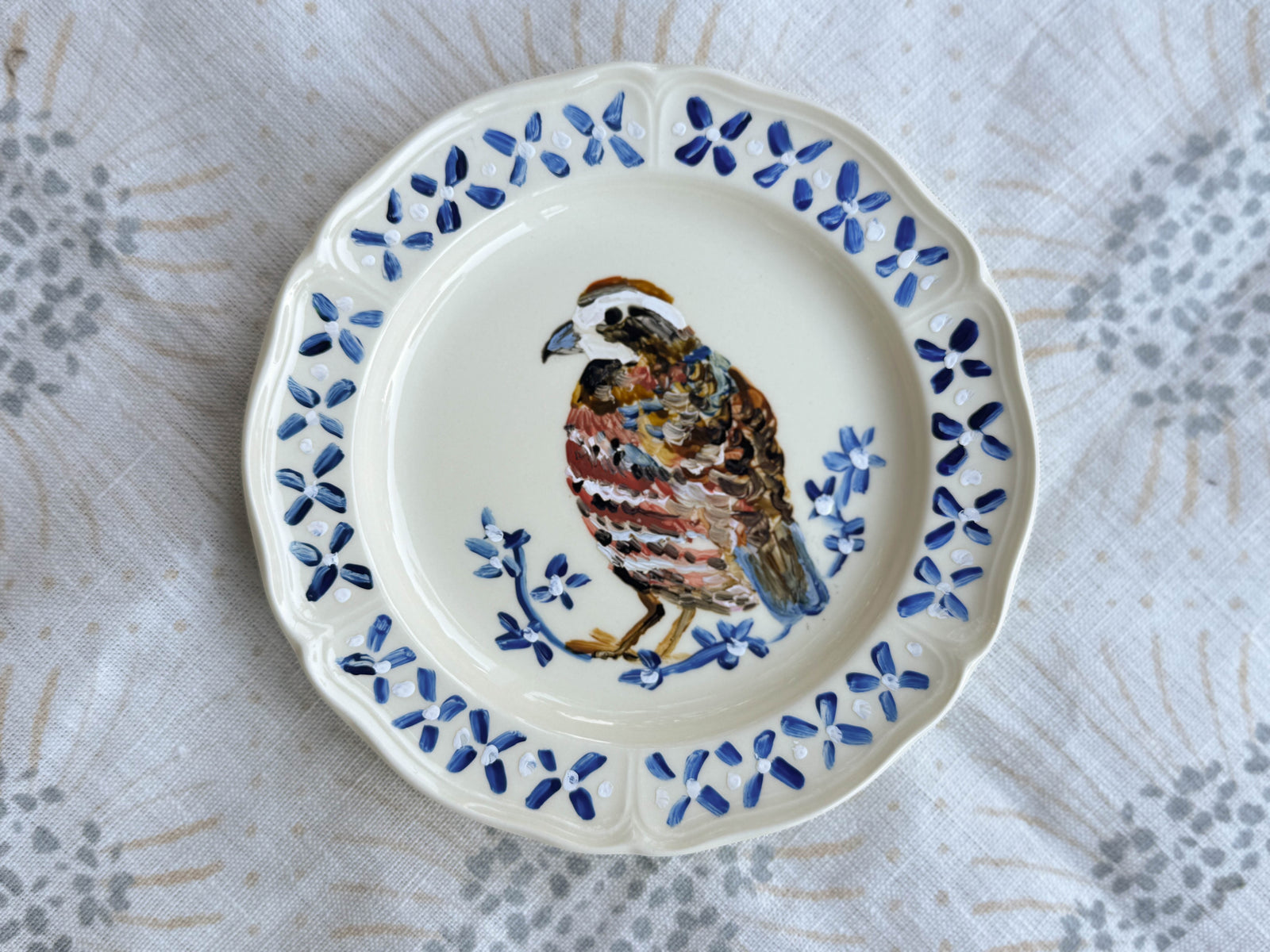 Hand-Painted Bobwhite Quail  – 6”