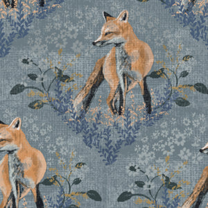 *New* Junie Fox- Blue Wallpaper