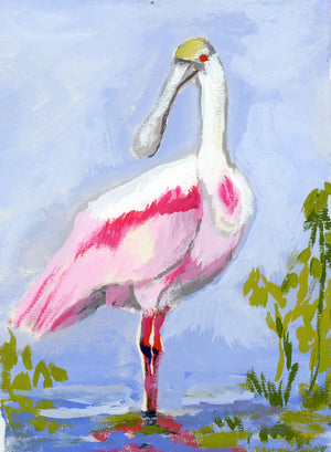 Carolina Dawn, White Egret - Giclee Print