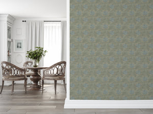 Damian Geometric- Sage Green Wallpaper