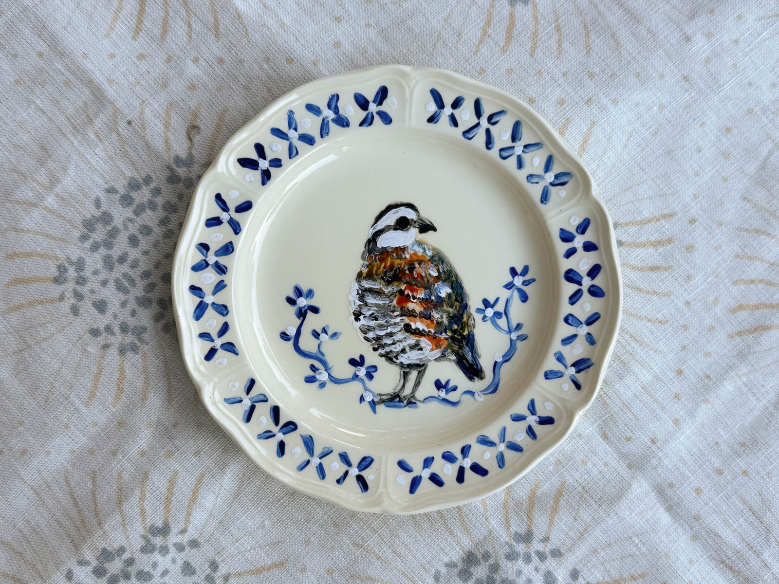 Hand-Painted Bobwhite Quail  – 6”