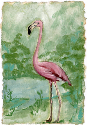 Ellison Flamingo - Giclee Print