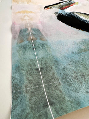 "Benny" 18x24 With 2 Inch Mirrored Edge Misprint