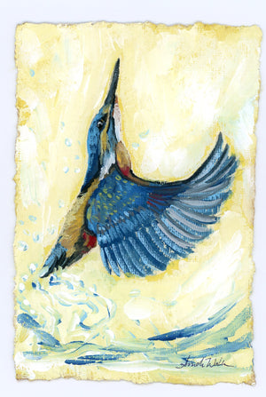 Jonathan Kingfisher, a Vertical Print