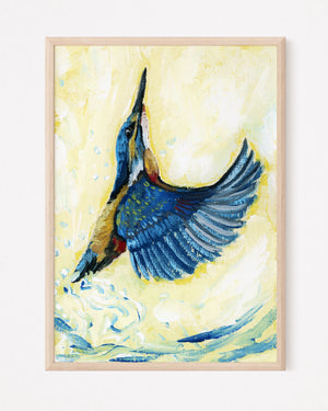 Jonathan Kingfisher, a Vertical Print