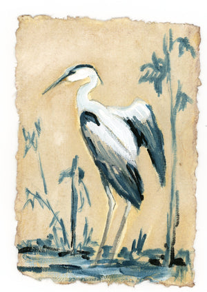 Seymore, Blue Herron - Giclee Print
