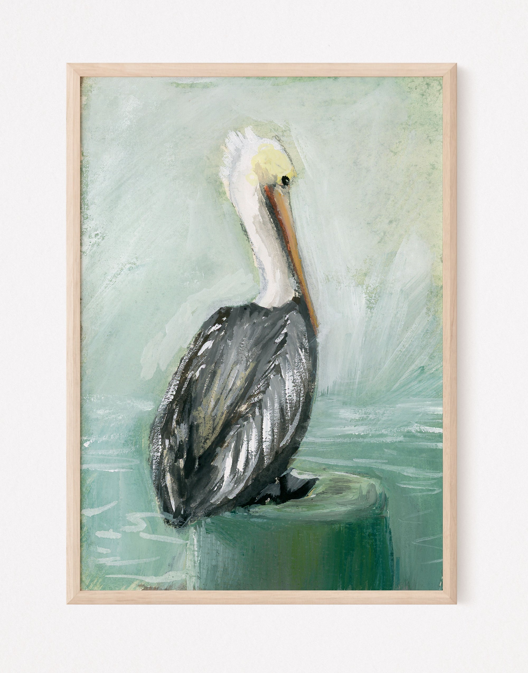Blake, a Pelican Vertical Print