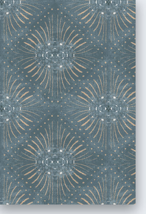 Damian Geometric- Blue Wallpaper