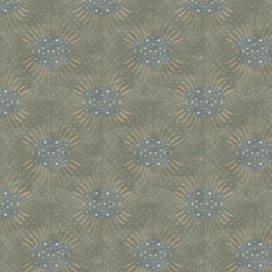Damian Geometric- Sage Green Wallpaper
