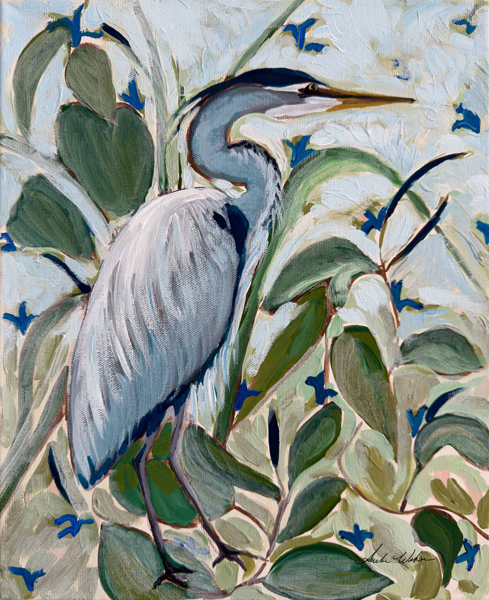 Blue Heron No 1