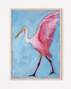 Ivy Claire, Roseate Spoonbill - Giclee Print