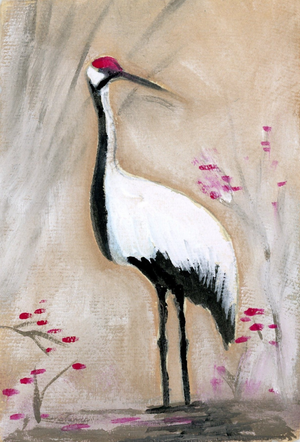 Lulu a Whooping Crane