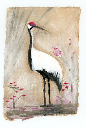 Lulu, Sandhill Crain - Giclee Print