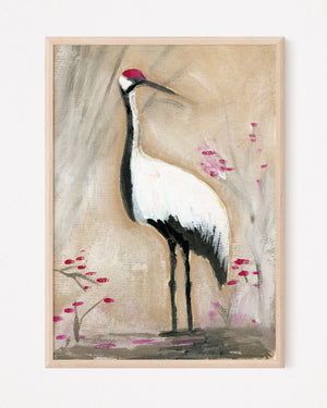 Lulu, Sandhill Crain - Giclee Print