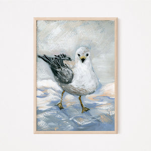Quill, a Seagull Vertical Print