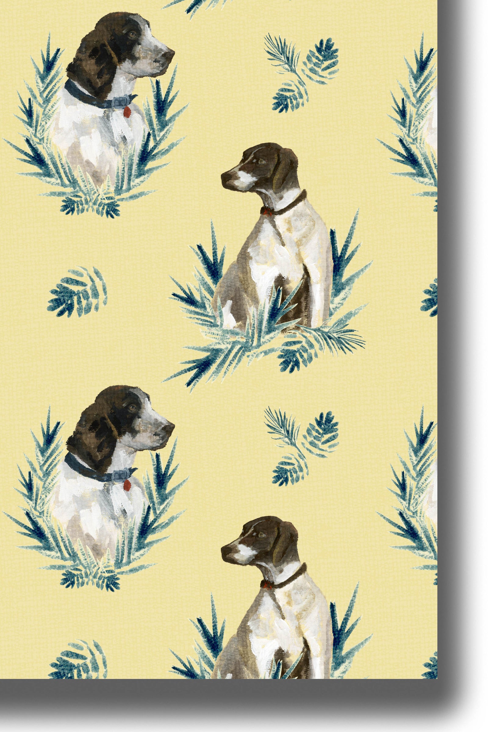 *New* Good Boy Yellow Wallpaper