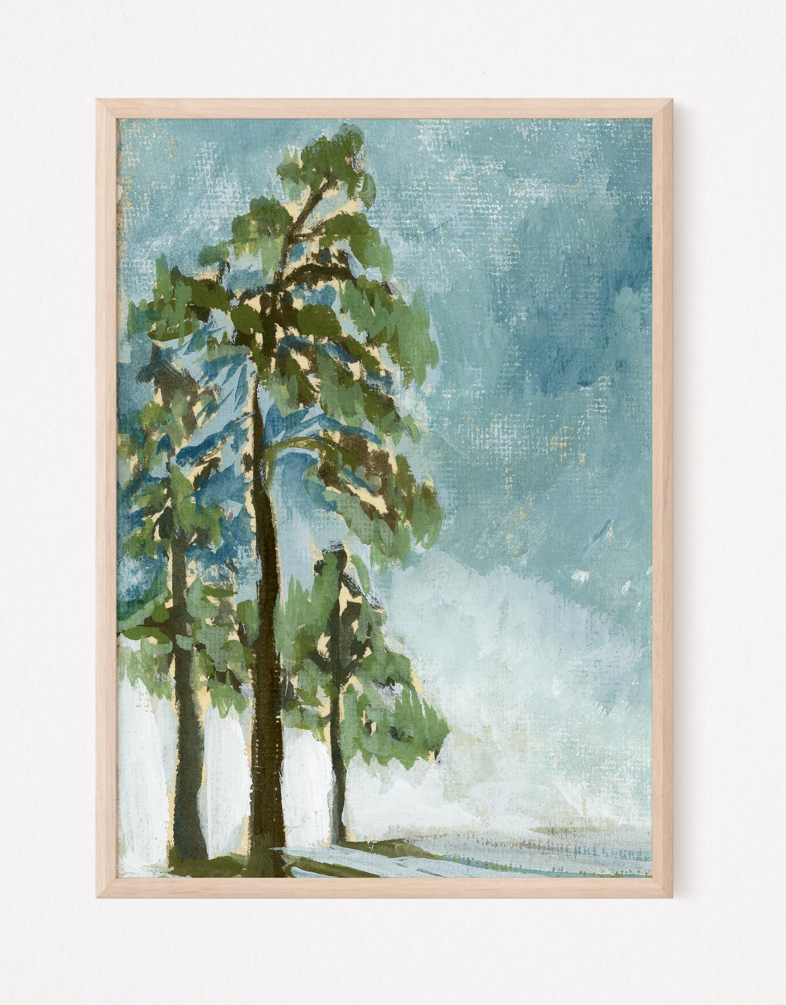 Hard Heart Pine, a Vertical Print