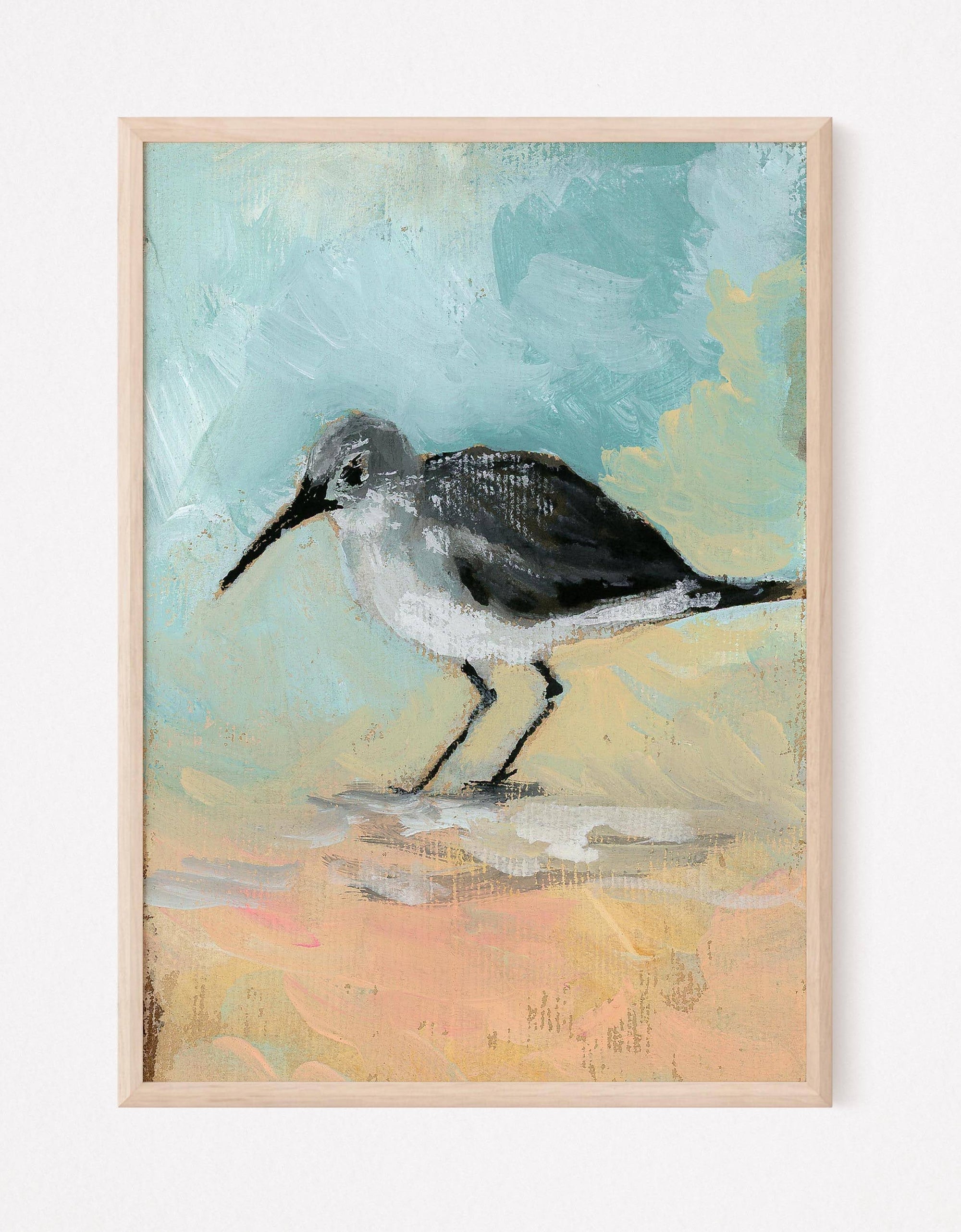 Piper, a Sandpiper Vertical Print