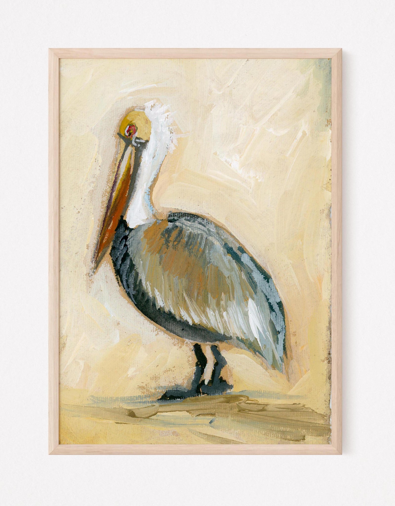 Higgins, a Pelican Vertical Print